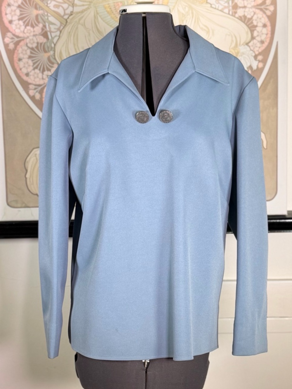 Vintage 70s Western Women’s Trego’s Westwear Dagger‎ Collar Long Sleeve